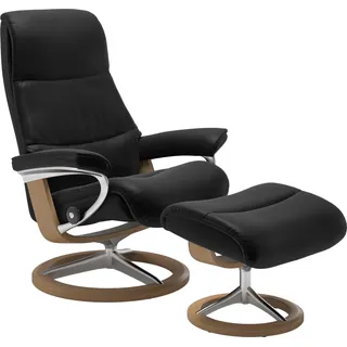 Stressless Stressless® Fußhocker »View«, mit Signature Base,Gestell Eiche schwarz