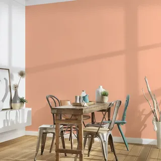 Architects Paper Unitapete Orange - Architects Paper Arcade 393309 - Vliestapete Einfarbig - 10,05 m x 0,53 m Made in Germany