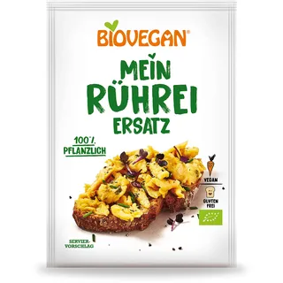 Biovegan Mein Rührei-Ersatz, pflanzlicher Ei Ersatz aus Kichererbsen, ideal für leckeres Rührei, glutenfrei und vegan, 1 x 50 g