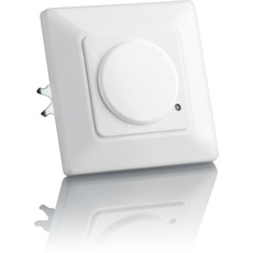 SEBSON® Bewegungsmelder Innen Unterputz - 2er Set - HF Sensor LED geeignet, Wand Montage programmierbar 15m/180°, UP Dosen 60mm Hohlraumdose 68mm, 3-Draht