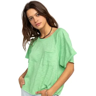 Roxy Time for Sun - Oberteil mit Schmetterlingsärmeln für Frauen Grün