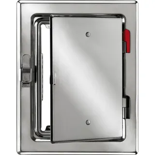 Kamintür verzinkt 230 x 295 mm mit Hebelverschluss