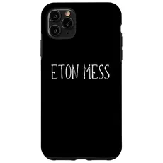 Hülle für iPhone 11 Pro Max Eton Mess Food Design für Männer, Frauen, Kinder, lustiges Eton Mess