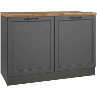 Held Unterschrank Spülenunterschrank 120 x 86 x 60 cm Grau