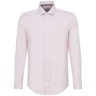 Seidensticker Herren Slim Fit Langarm Hemd, Rosa, 40 EU