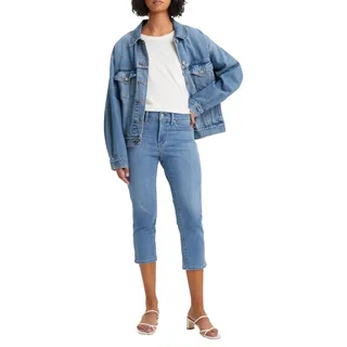Levi's Damen 311 Shaping SKN Capri 22 Jeans, Lapis Level,25W