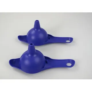 TUPPERWARE Backen Trichter klein (2) blau/lila Küche Küchenhelfer