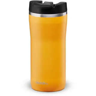 Aladdin Barista Mocca Thermavac Leak-Lock Edelstahl Thermobecher 0.35L Sun Yellow - Auslaufsicherer Becher - Kaffeebecher To Go Thermo - Hält 3 Stunden Heiß - BPA-Frei - Spülmaschinenfest