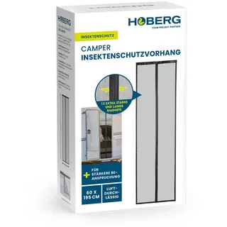 Hoberg Insektenschutzvorhang 60 x 195 cm Schwarz