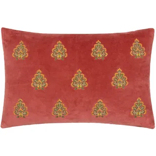 Paoletti Rennes Besticktes Kissen mit Polyesterfüllung