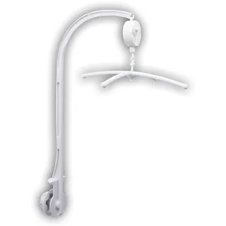 Niermann Standby 3491 Mobilehalter zum Schrauben, mit Spieluhr, weiß,