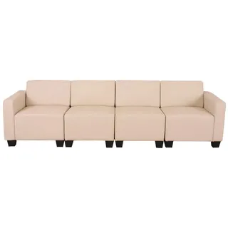 MCW 4-Sitzer Sofa Beige , Textil , 250x76x72 cm , Wohnzimmer, Sofas & Couches, Sofas