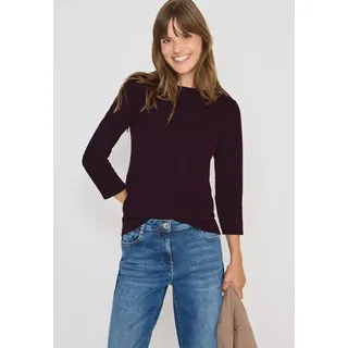 Cecil 3/4-Arm-Shirt mit U-Boot-Ausschnitt