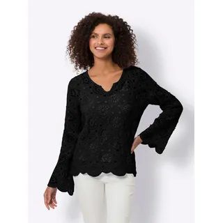 heine Spitzenshirt »Shirt« 1 Stk., schwarz