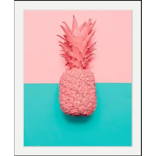 queence Bild »Ananas«, in 3 Größen, gerahmt queence schwarz