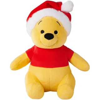 Disney Plüschfigur Winnie Puuh Christmas 25 cm Gelb-Rot-Weiß