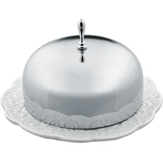 Alessi Dressed Butterdose rund aus Porzellan