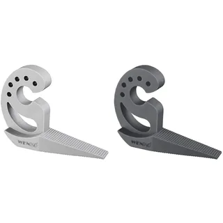 Wenko Fensterstopper Multi-STOP Grau, Klemmschutz, Türstopper und