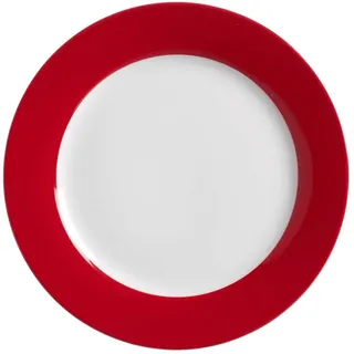 Ritzenhoff und Breker Teller flach Flirt aus der Serie Doppio rot