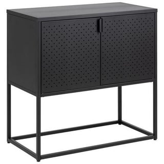 Mid.you Sideboard , Schwarz , Metall , 1 Fächer , 82x80x40 cm , Beimöbel erhältlich, in verschiedenen Größen erhältlich , Kleinmöbel, Kommoden, Sideboards