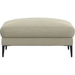 Pouf FLEXLUX "Belle Polsterhocker, Sitzhocker", beige (sandy beige), B:95cm H:43cm T:73cm, Poufs, Pouf, Skandinavisches Design, In hochwertiger Verarbeitung