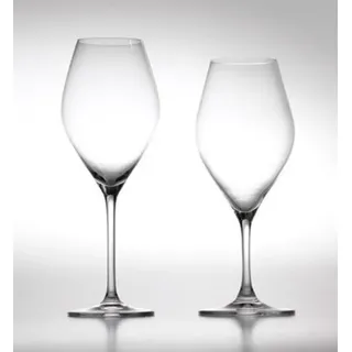 Zafferanoglas für Vintage-Champagner 70 cl - Vem-Box 6 Stück Weingläser - Transparent