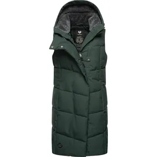 Steppweste RAGWEAR "Steppweste Pavla Vest", Damen, Gr. L, grün (dunkelgrün23), Obermaterial: 100% Polyester PES.  Futter: 100% Polyester PES. 100% Polyester PES., Westen Steppweste