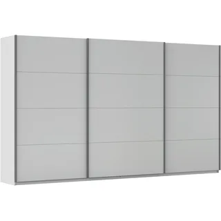 Rauch Schwebetürenschrank RAUCH "Kleiderschrank Schrank Garderobe AGORDO mit Dekor- oder Hochglanzfront", grau (seidengrau), B:360cm H:210cm T:62cm, Holzwerkstoff, Schränke, Schwebetürenschrank, durchdachte Innenausstattung, in 4 Breiten und 2 Höhen MADE IN 
