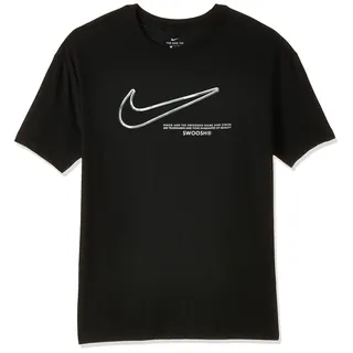 Nike Damen W Nsw Tee Boy Swoosh T Shirt, Black, XS EU