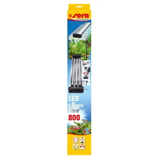 Sera LED Aufsatzlampe Aluminium 800 Silber