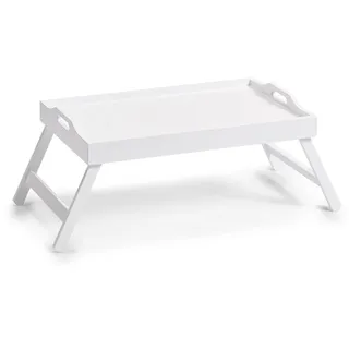 Zeller Betttablett MDF Weiß