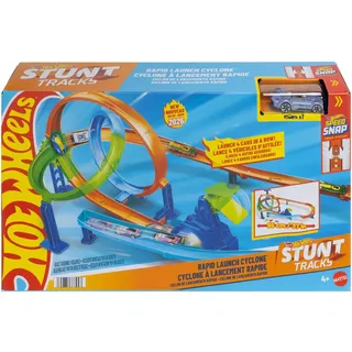 Mattel Hot Wheels Stunt Tracks Double Loop Smash