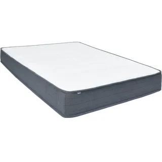 vidaXL Boxspringbett-Matratze Mittel 200/160/20 Cm , Weiß , Textil , H2 , Füllung: Schaumstoff , Rechteckig , 160x200 cm , Schlafzimmer, Matratzen