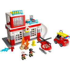 Bild von Duplo Feuerwehrwache mit Hubschrauber 10970