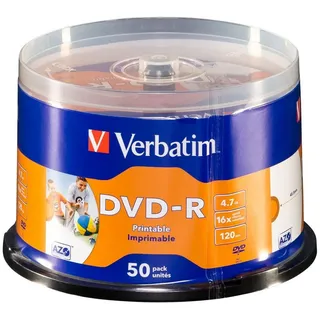 Verbatim DVD-R 16x Wide Printable 50x