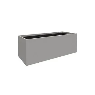 fm Pflanzkübel Plant Holz lichtgrau rechteckig 106,2 x 40,0 cm, 1 St.