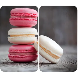 Wenko Herdabdeckplatte Universal Mod. Macarons 30 x 52 cm mehrfarbig