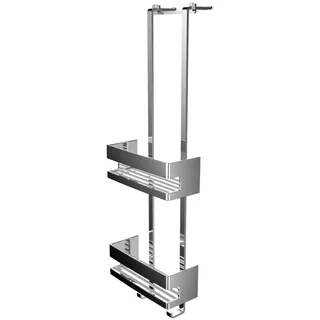 EMCO system2 Türetagère, zwei tiefe Körbe, chrom, 354500125