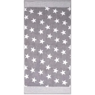 Dyckhoff Stars Duschtuch 70 x 140 cm grau