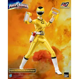 ThreeZero Turbo Power Ranger Actionfigur 30 cm - Gelb/Weiß