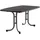 Gartentisch Klapptisch 150 x 90 x 72 cm Eisengrau/Schieferdekor Anthrazit