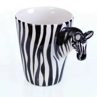 Zebra-Keramik-Becher-Tasse-Tier-3d Tasse-mit-Tier-bild-motiven