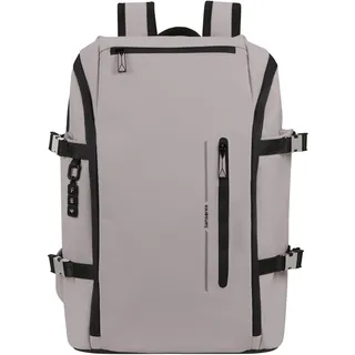 Laptoprucksack SAMSONITE "GLAM-GO 14,1 Zoll", Gr. B/H/T: 28,5cm x 43cm x 13cm, ash rose, Polyester, Rucksäcke Laptoprucksack, Unisex Reiserucksack, Travelrucksack mit vielen Fächern
