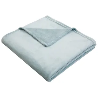 Wohndecke OTTO HOME "Jil", blau (eisblau), B:130cm L:180cm, Kunstfaser, Wohndecken, Wohndecke, aus super weichem Kuschelfleece, Kuscheldecke, Premium Qualität