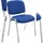 Besucherstuhl Stoff Blau