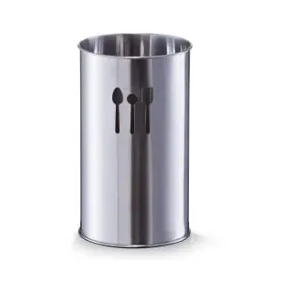 Zeller Küchenutensilienhalter Ø 10 x 18,5 cm Edelstahl Silber