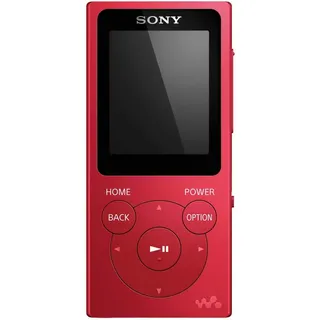 Sony NW-E394L 8GB Walkman Musik-Player mit 4,5cm Display "Drag & Drop", ClearAudio+, PCM, AAC, WMA und MP3 (rot)