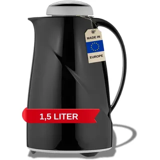 Helios helios® Isolierkanne Wave Maxi schwarz 1,5 l, 1 St.