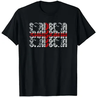 Sardegna Flagge Fahne Italien Urlaub Sardinia Sardinien T-Shirt