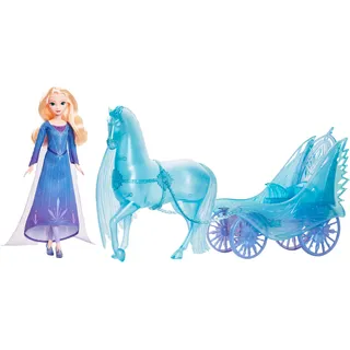 Mattel® Anziehpuppe »Disney Die Eiskönigin Elsa mit Kleid und Nokk mit Abenteuer-Kutsche«, bunt